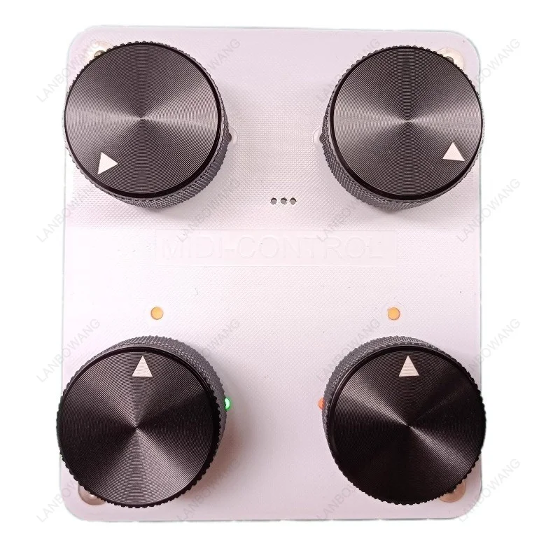 4 MIDI Knob Custom CC Volume Adjust USB C Interface Controller For DAW Music Studio Production Recording Equipment