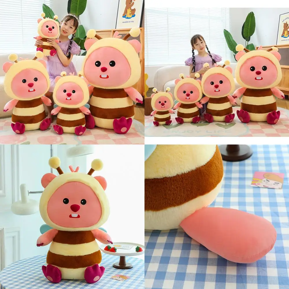 

65 см Kawaii Beaver плюшевая игрушка Loopy Ruby большой размер мягкая кукла милая плюшевая игрушка для детей подарок на день рождения мягкая подушка с животными игровой приз