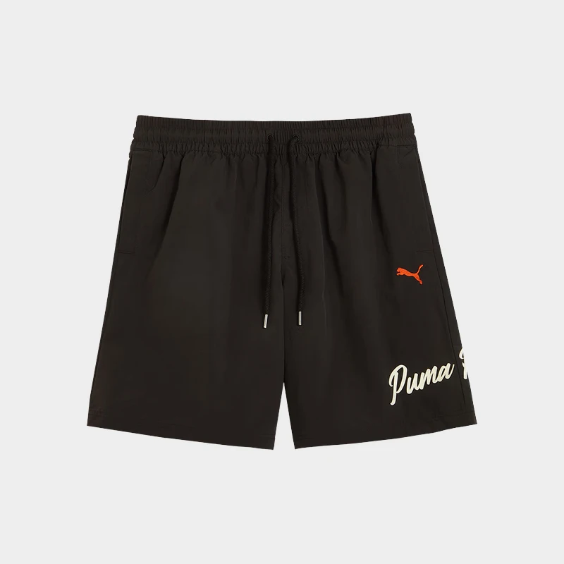 

Puma Genuine 2025 Summer Men's Loose Woven Casual Breathable Shorts 632535-01