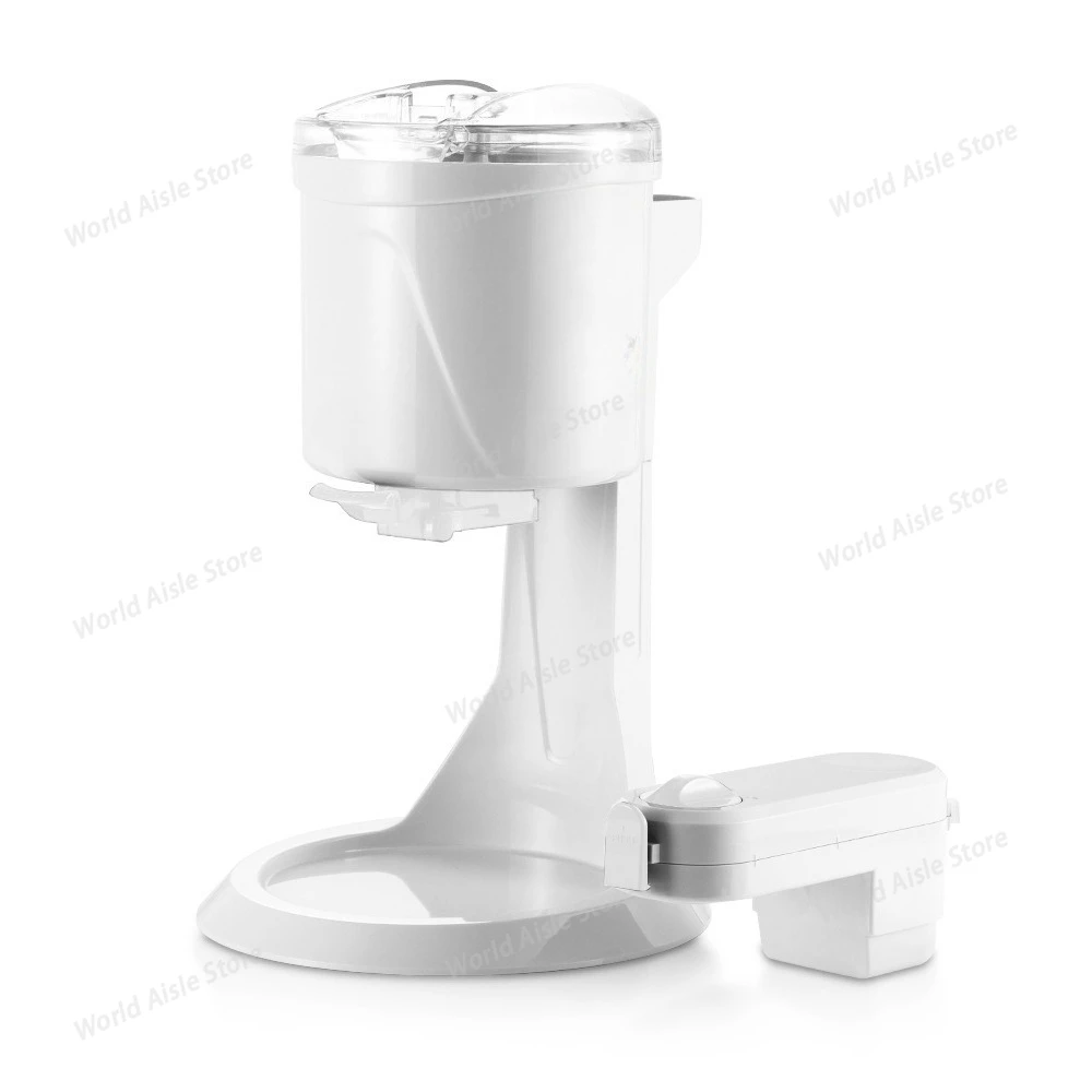 EU Standard Household Small Mini Ice Cream Maker Automatic Mixing DIY Yogurt Maker Convenient for use at home