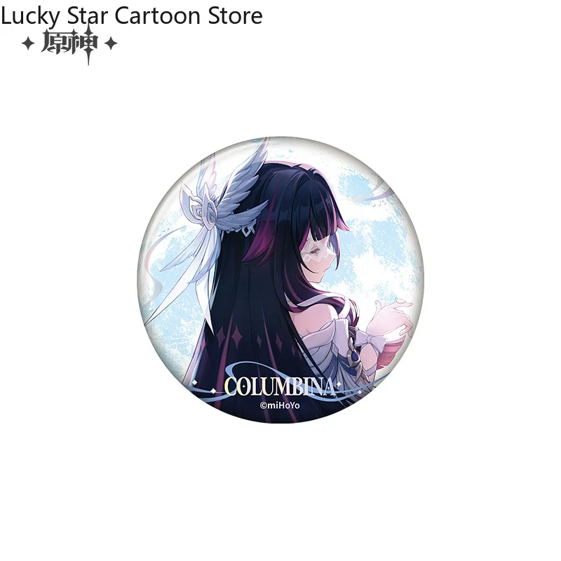 Mercancía oficial MiHoYo Original Sunsyea Genshin Impact serie insignia Cosplay Kiryll Chudomirovich Flins Durin Nicole Reeyn regalo