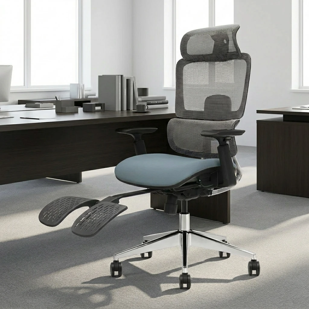 Ergonomic Office Chairs with Adjustable Headrest and Lumbar Support Heavy Duty Executive & Recliner