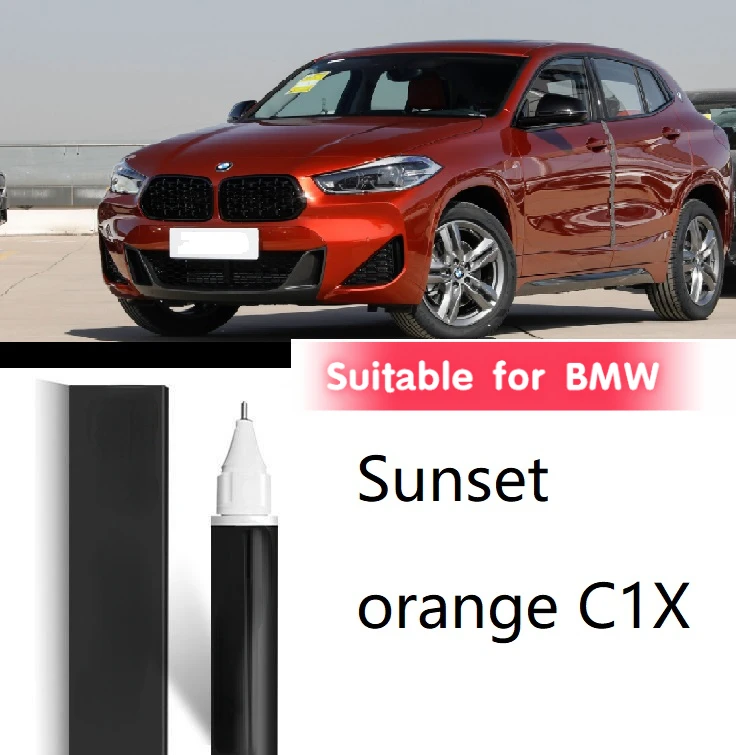 

Подходит для BMW ручка для нанесения краски Sunset orange C1X ремонт царапин автомобильная краска Sunset orange C1X автозапчасти