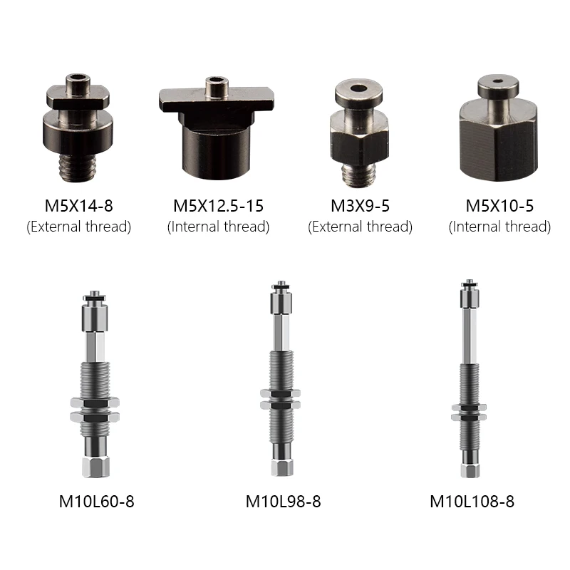 5pcs/lot ZP2 Long Strip Vacuum Suction Cup Fixture Head M5X14-8 M5X15-14 M6X15-14 M10-L60-8