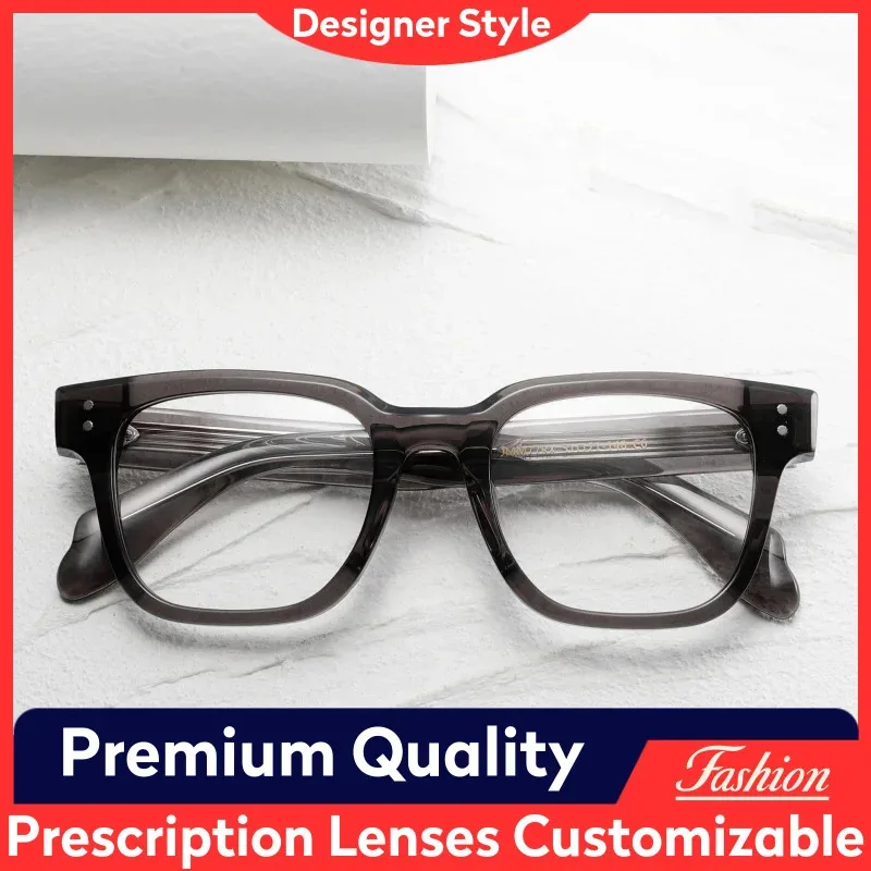 

JMM 77RX Marie Premium Cellulose Acetate Optical Vintage Luxury Unisex Eyeglasses for Myopia Farsighted Mage Men Women Glasses