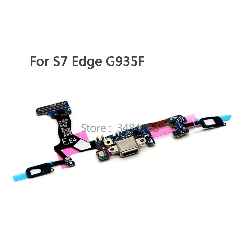 

10pcs/lot Charging Port Charger Dock USB Flex Cable With Mic Repair Parts For Samsung Galaxy S7 Edge G935F G935A