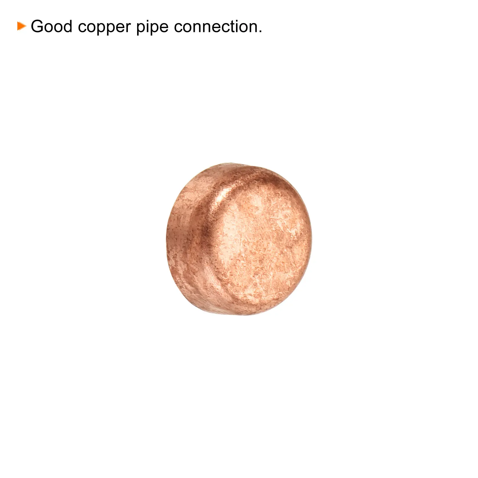 10pcs Copper End Cap Pipe Fitting Sweat Plug Connection  for Water Pipe Plumbing