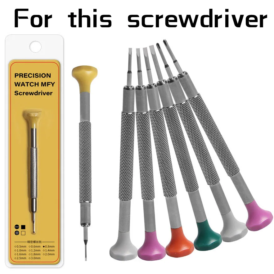 Replacement Spare Screwdriver Blades For 0.5mm to 2.5mm Flat Cross Screwdrivers Watch Camera Phone Repair Tools