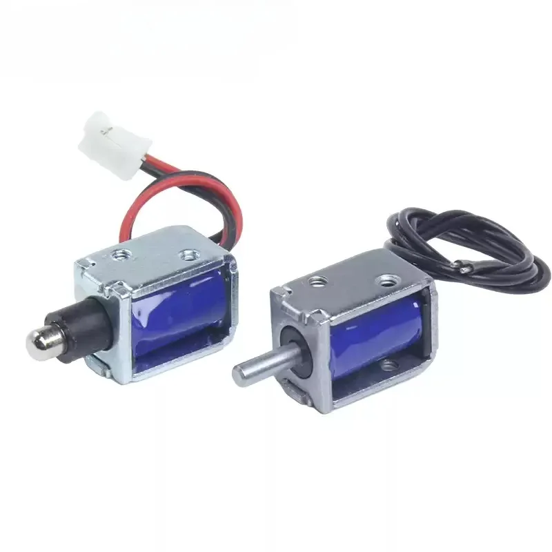 1PCS Ultra-small DC 5V1A 12V 2A  Electric Control Lock Mini Electronic Lock Electric Bolt Lock Mini Electromagnet Coil