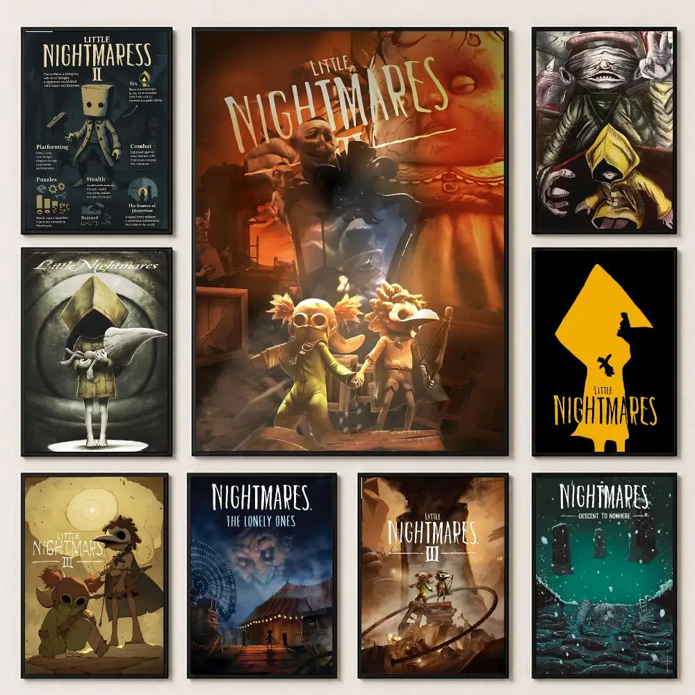 game Little Nightmares Poster Poster HD Printing Premium Style for Home Decor for Bedrooms Hallways Cafes Gift