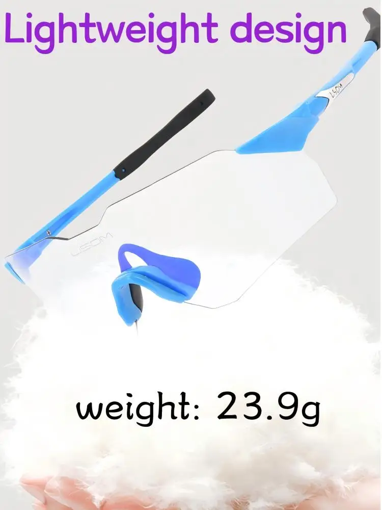 Color Changing Cycling Glasses Marathon Hiking Sunglasses Outdoor Sports Fitness Equipment Windproof Sand Goggles