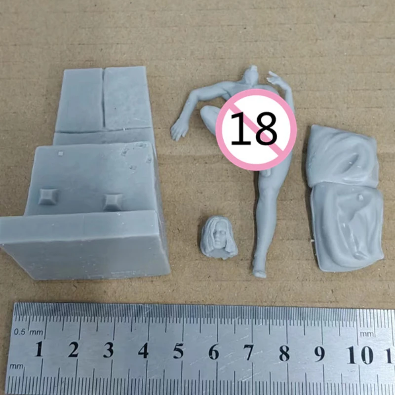 Selene Nsfw Full Resin Figure 1/24 Scale 75mm Assemble Miniature Model Kit Unassembled Unpainted Diorama Toys