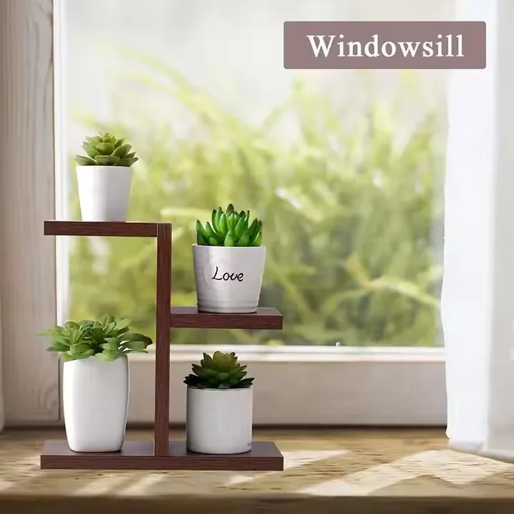 Трансграничный эркерный стол, полка для сочных цветов, многослойная домашняя гостиная, рабочий стол, маленькая подставка для цветов, балкон, цветок
