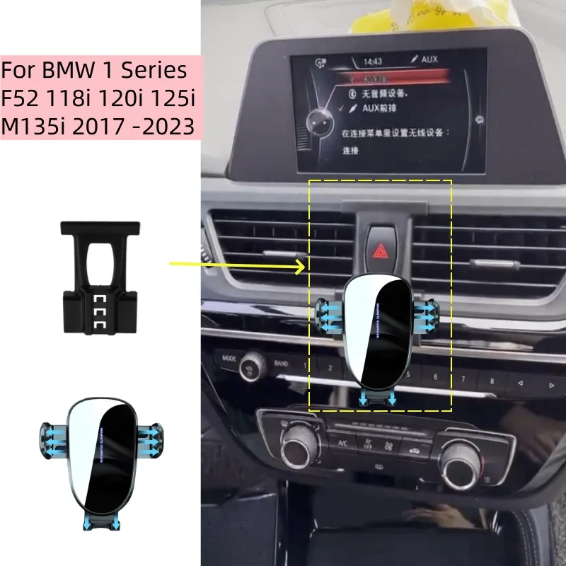 For BMW 1 Series F52 118i 120i 125i M135i 2017 2019 2020 2021 2022 2023 Car Phone Holder Special Fixed Bracket Base Stand