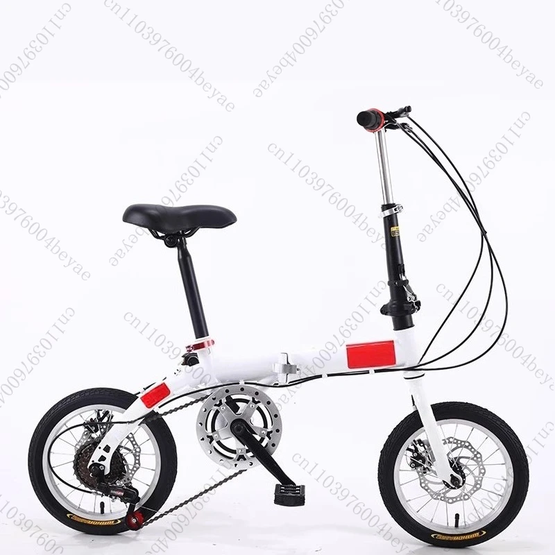 

14-inch folding bicycle mini ultra-light portable small wheel speed bicycle