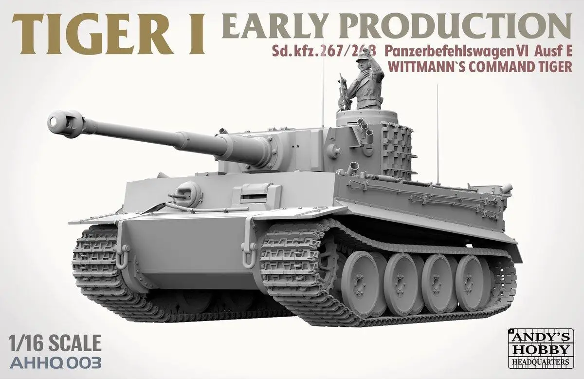 TAKOM AHHQ-003 1/16 Scale Tiger I Early Pz.Kpfw.VI Ausf. E-Sd.Kfz.181 Model Kit