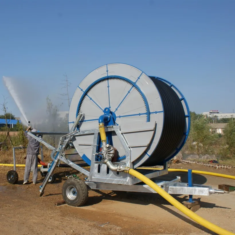 

High Efficient Energy-saving Water Turbine Hose Reel Boom Irrigation