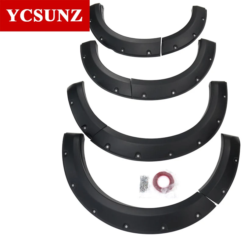 9 Inch Wheel Arch Fender Flares Mudguards For Ford Everest 2022 2023 2024 Car Accessories YCSUNZ