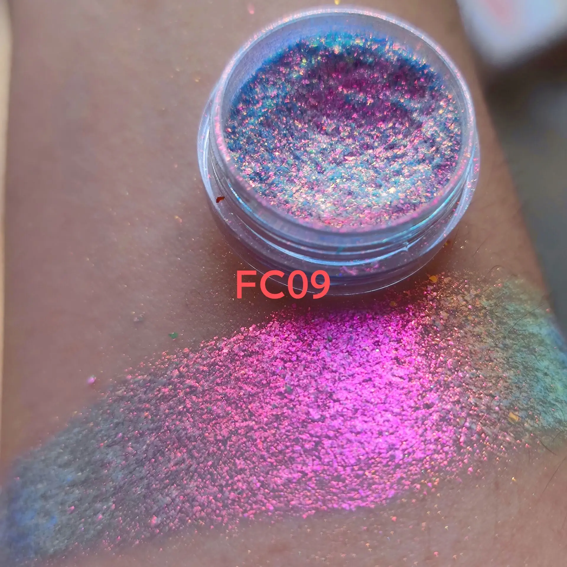 1g Bright Candy Rainbow Chameleon Multichrome Shifting Loose Pigment For Makeup