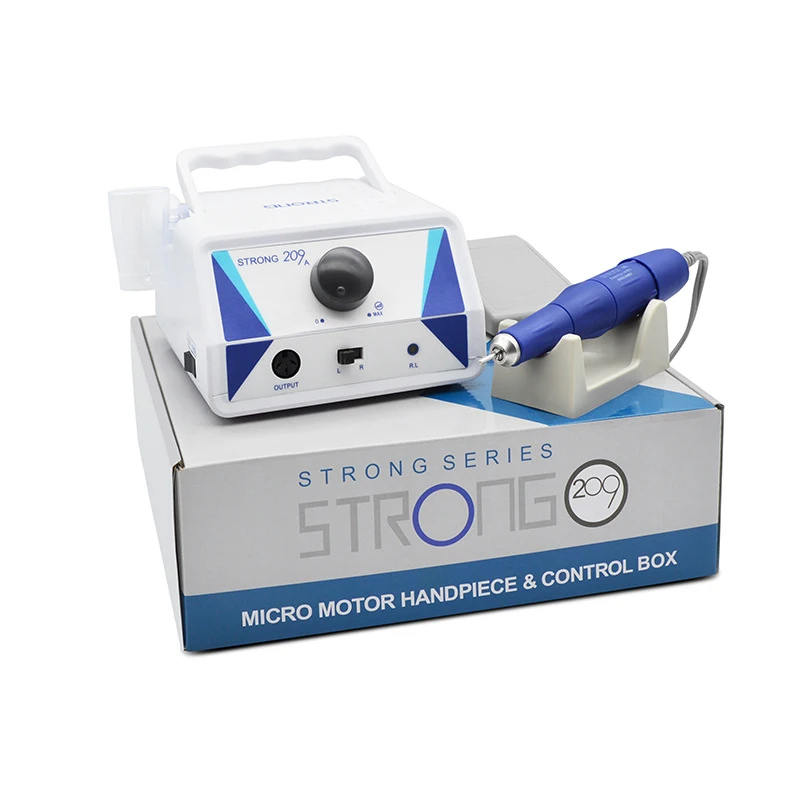 

STRONG Dental Lab 209A +105L blue handle High speed polishing machine 35000 rpm Belonging to dental tools and Nail Care Tool