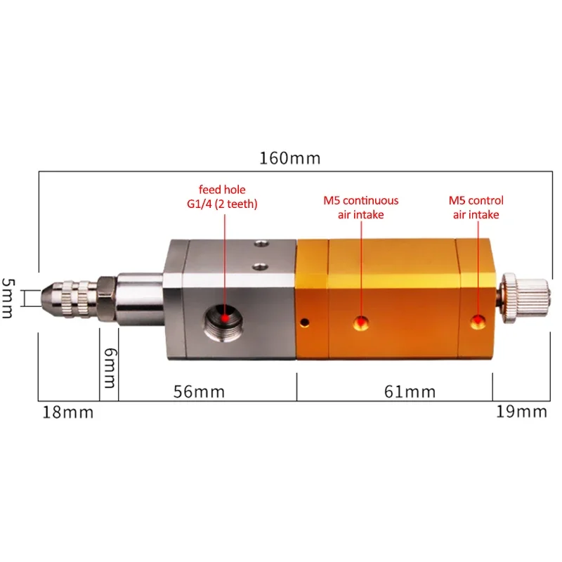 New Dispensing Valve Back Suction Silicone UV Glue Quantitative Fine-tuning Corrosion-resistant Large Flow Lif