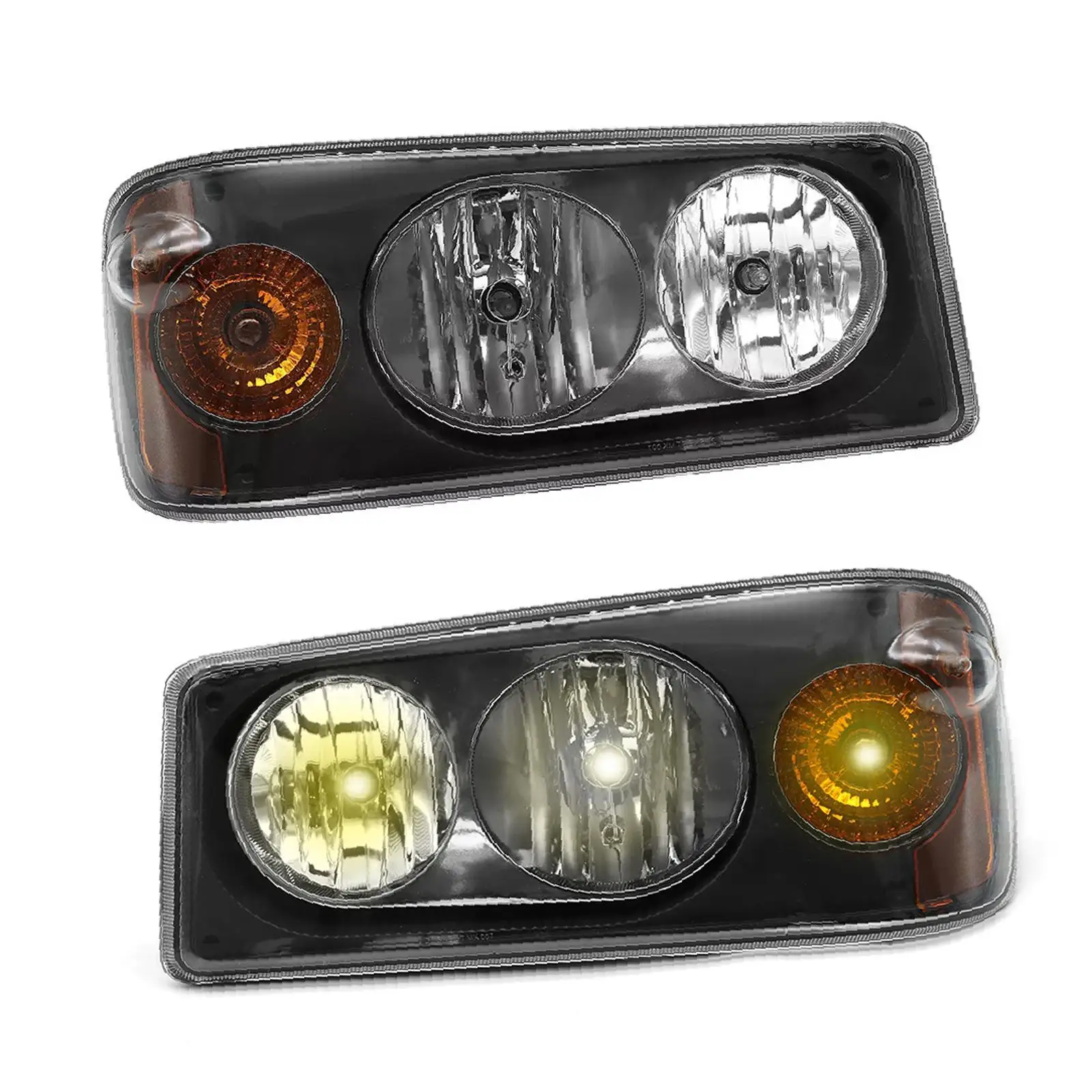 Granit GU713 Schwarz Halogen Scheinwerfer Montage LKW Scheinwerfer Lampe Paar Ersatz für GU4 GU5 GU8 TD700 Fahrzeuge