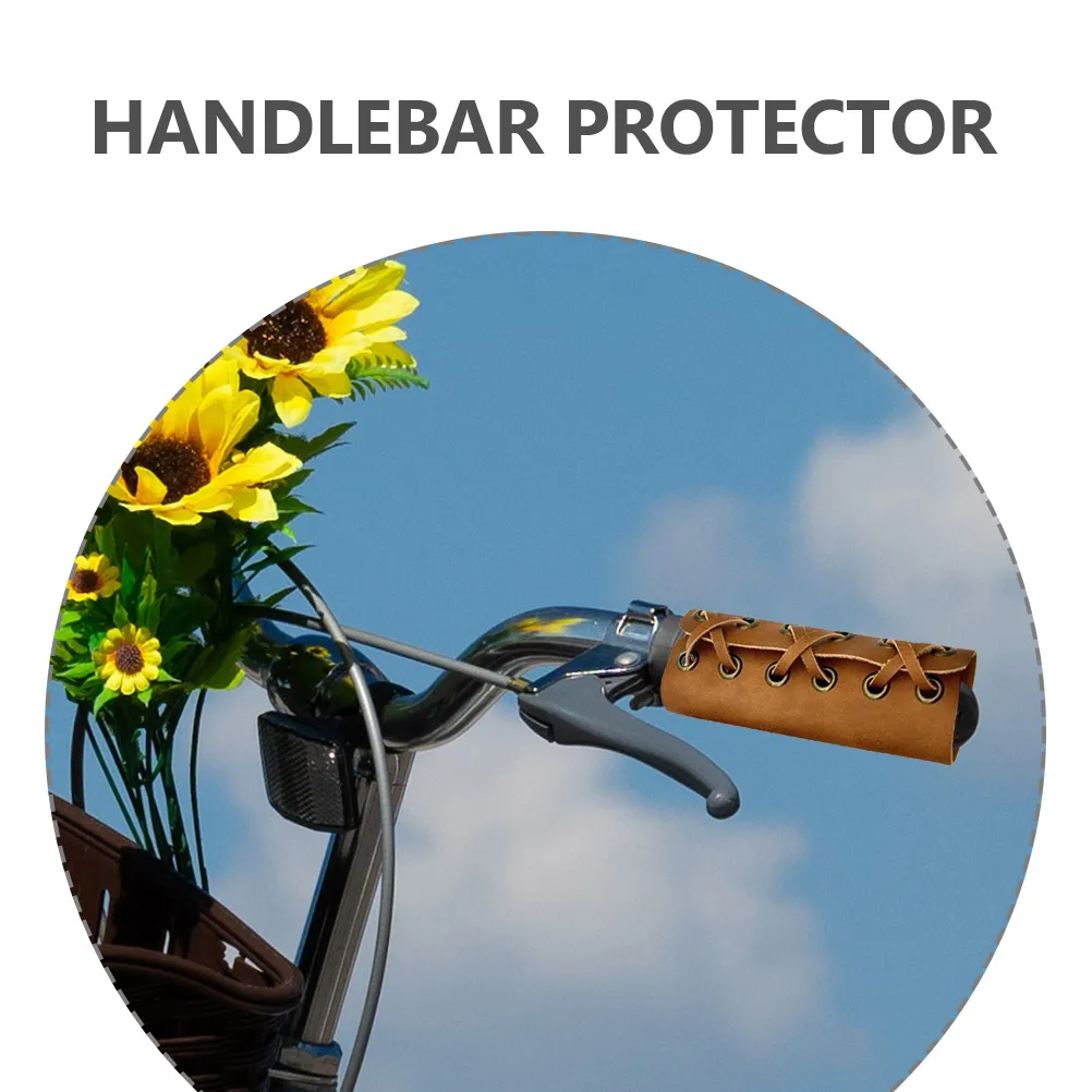 

Bicycle Grip Bike Handlebar Grips with Ends Handles Bars for Handlebars Cover Protective Anti-skid