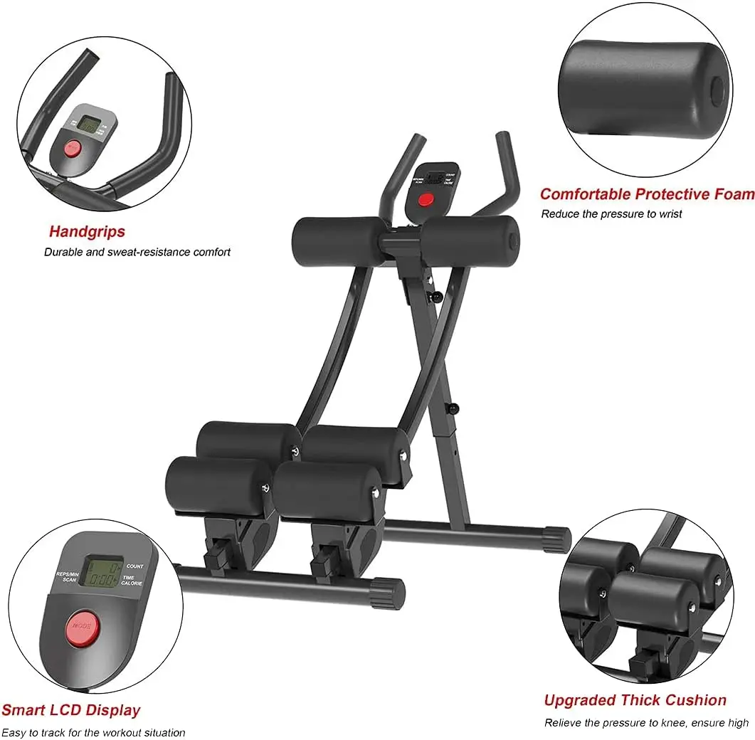 Multi-Functional Exercise Equipment for Home Gym, Height Adjustable Abs Workout Equipment