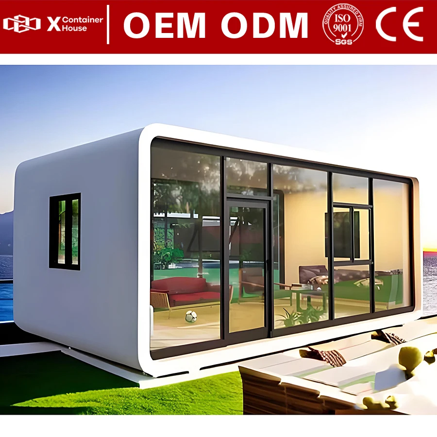 Apple Capsule House Modular Container Office Building Space Capsule Home For Country House Tiny Home Prefabricated Pre Fab Homes