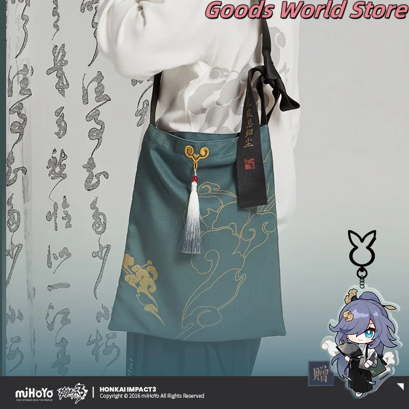 

In stock Fuhua canvas bag Original Merch Honkai Impact 3 Fuhua Cosplay Costume Commuting student backpack Anime Halloween Gift