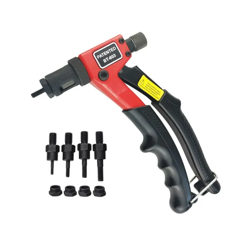 

BT-603 Manual Riveter Gun Hand Rivet Tool Kit Rivet Nut Setting Tool Nut Setter M3/M4/M5/M6