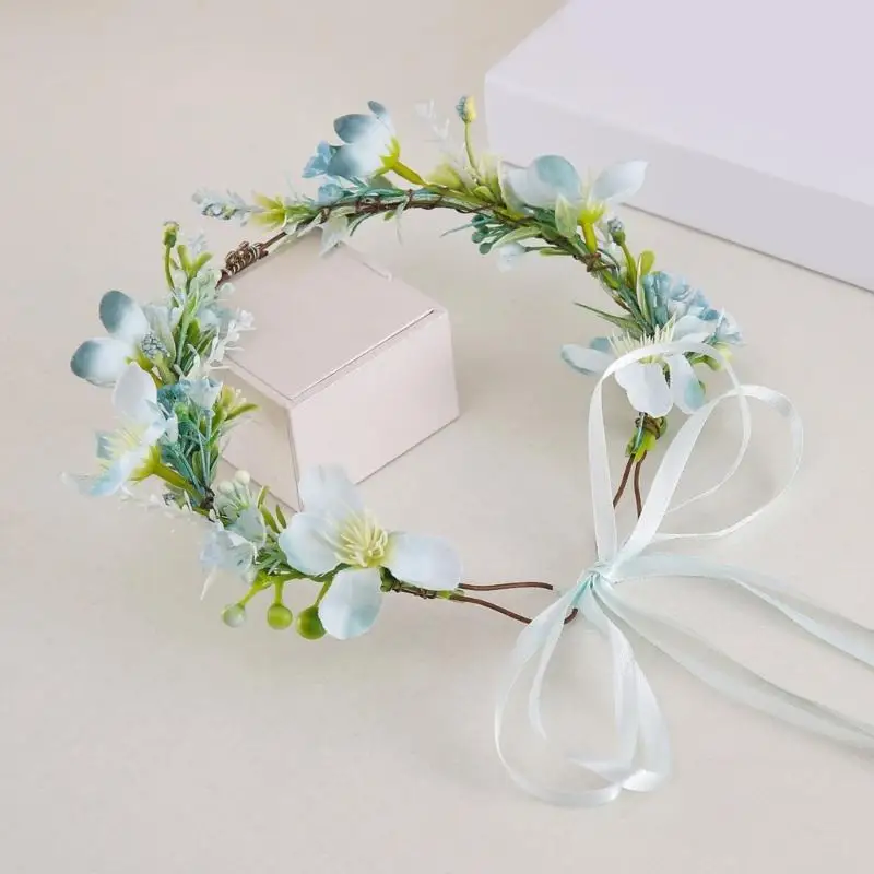 

39BB Rhinestones Forehead Charm Garlands Tiaras Crowns with Water Drop Pendant For Wedding