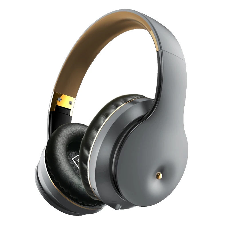 

B5 Foldable Headset HiFi Wireless Stereo Headphone Can Be Connected to 2 Devices With 3.5mm Audio Cable Bluetooth/Wired/TF Card