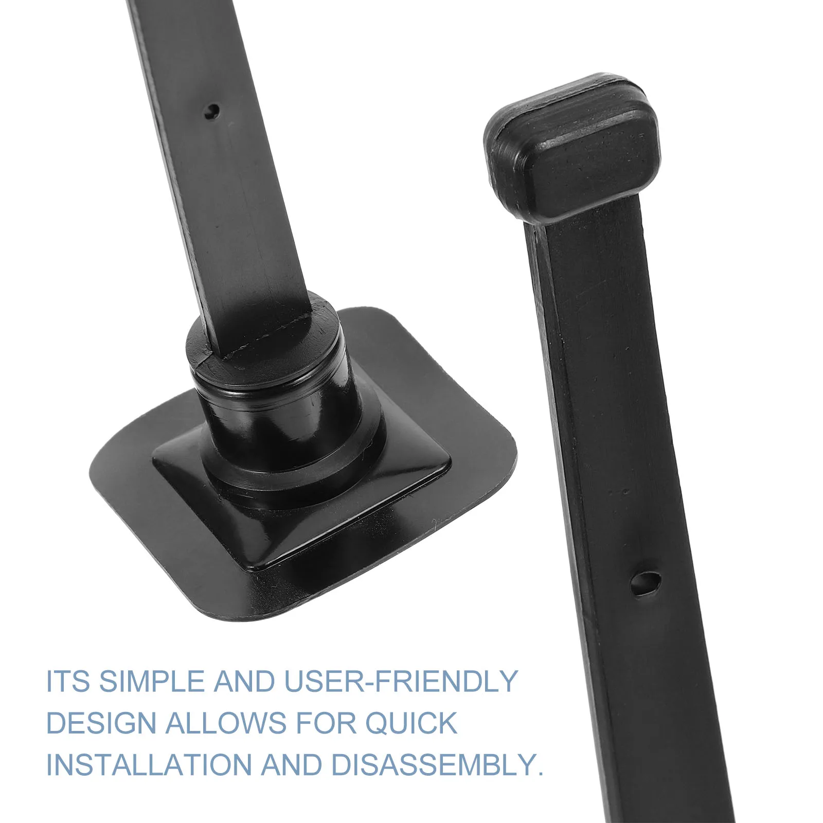 

Marine Boat Flagpole Base Plastic Portable Waterproof Small Flagpole Support Holder Fixing for Boat Outdoor Use