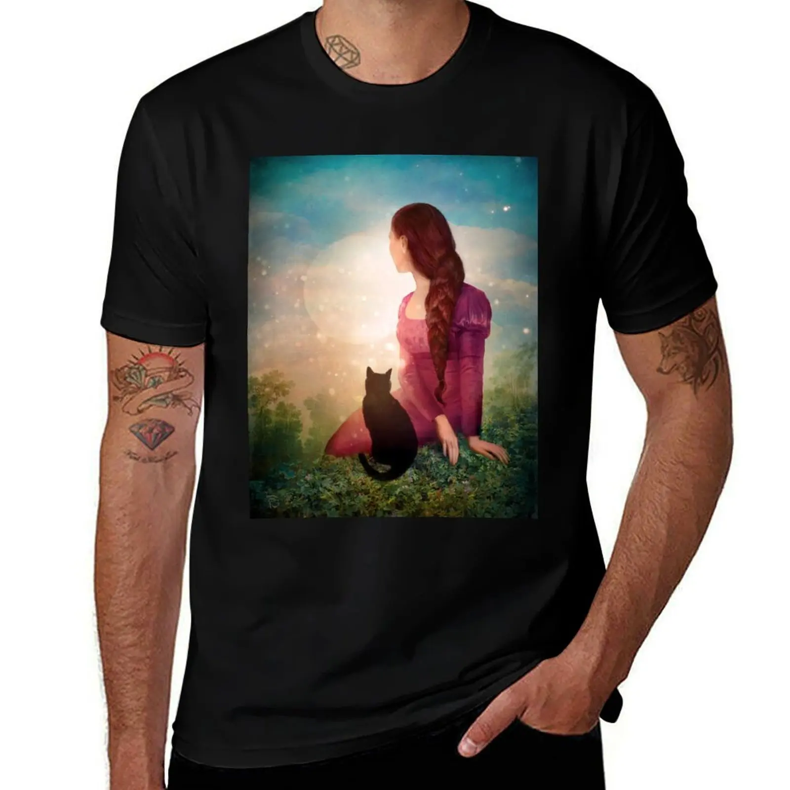 Moon rising T-Shirt Lightweight Gym Training T-Shirt