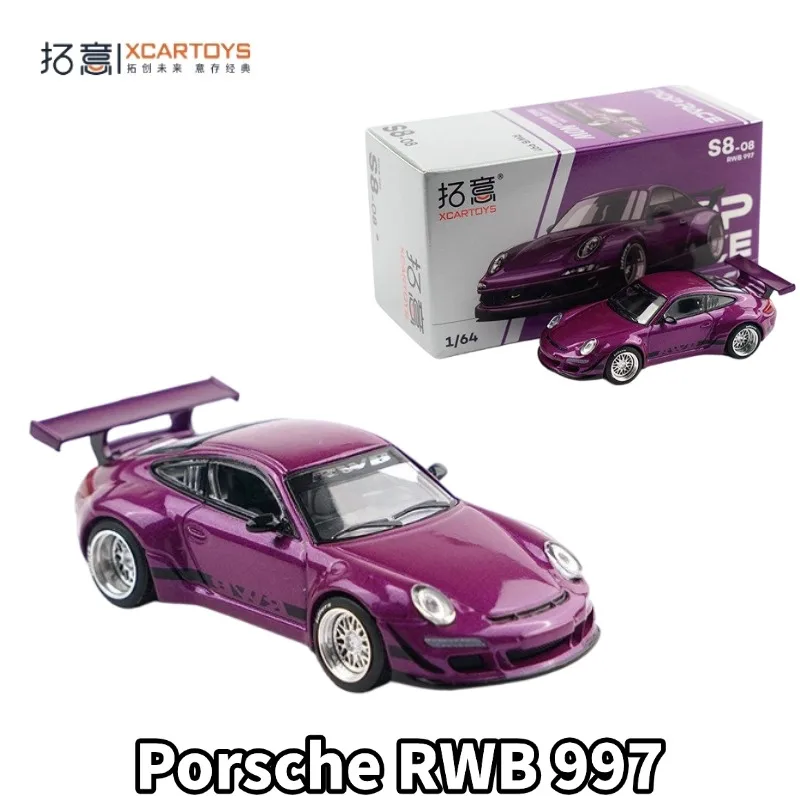 

XCARTOYS 1:64 RWB997 Cast Iron Simulation Alloy Car Model, A Boys' Collection Decorative Item, A Gift for Friends.