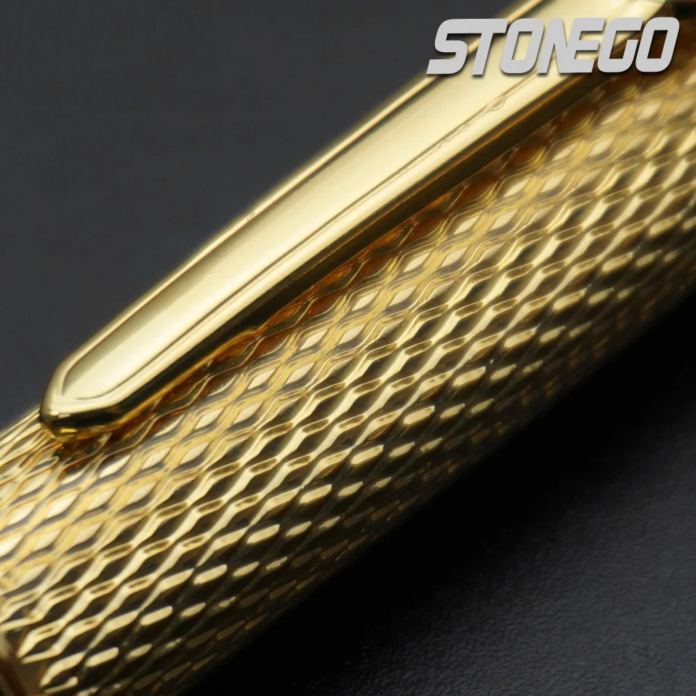 STONEGO Classic Luxury Rollerball Pens, Stainless Steel Roller Ball Pen for Men Women, School, Office, Executive, Business image 5