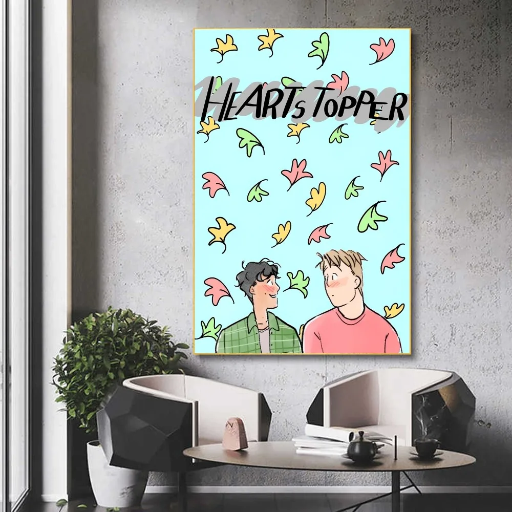 Nowy plakat do białej księgi Heartstopper wodoodporny papierowa naklejka Bar kawowy sztuka estetyczna obraz ścienny