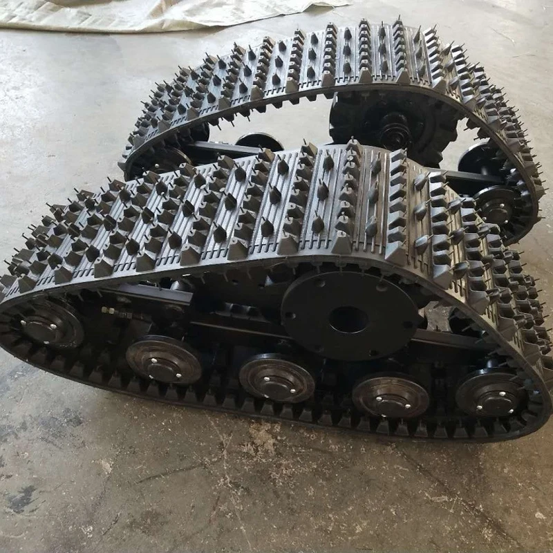 Snow Motorcycle Tracked Snow Vehicle Snowmobile Rubber Tarck 400*87*33