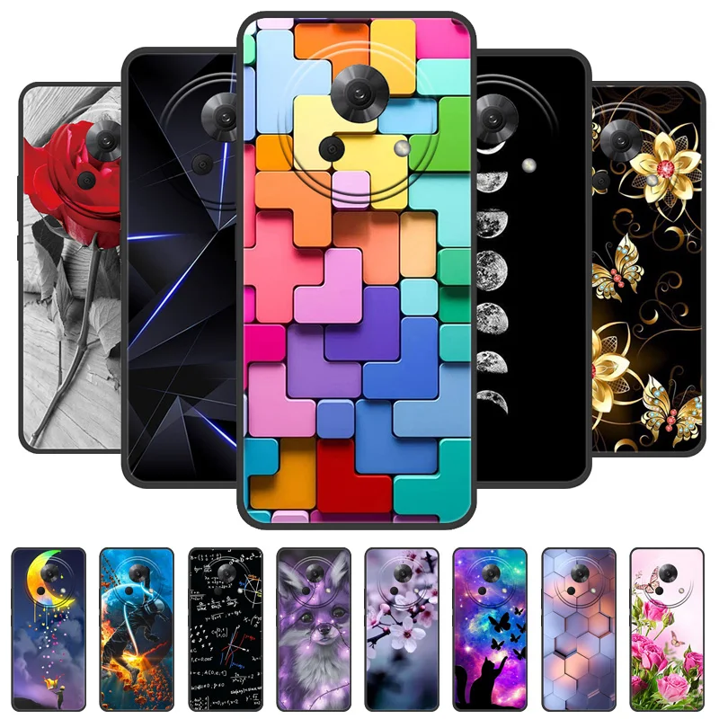 For Meizu 18 Case Wolf Lions Black TPU Soft Silicone Coques for Meizu 21 Note Phone Back Cover for Meizu 18 21Note 5G Capa