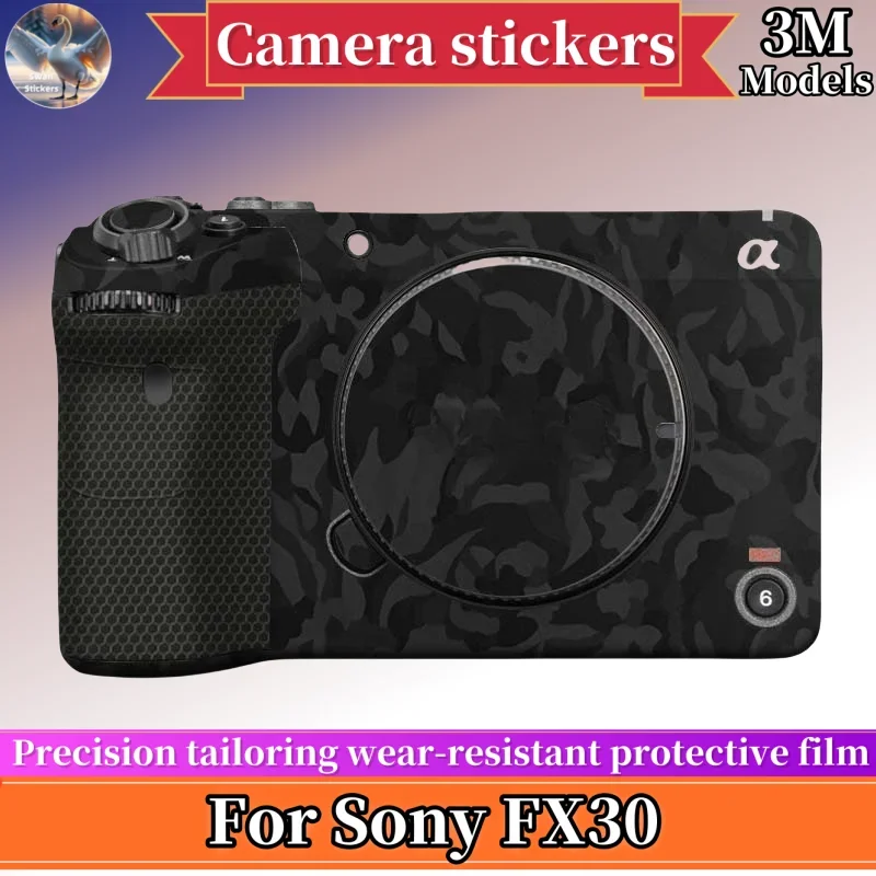 جلود FX30 لملصقات كاميرا Sony FX30، طبقة حماية، خياطة دقيقة مقاومة للاهتراء