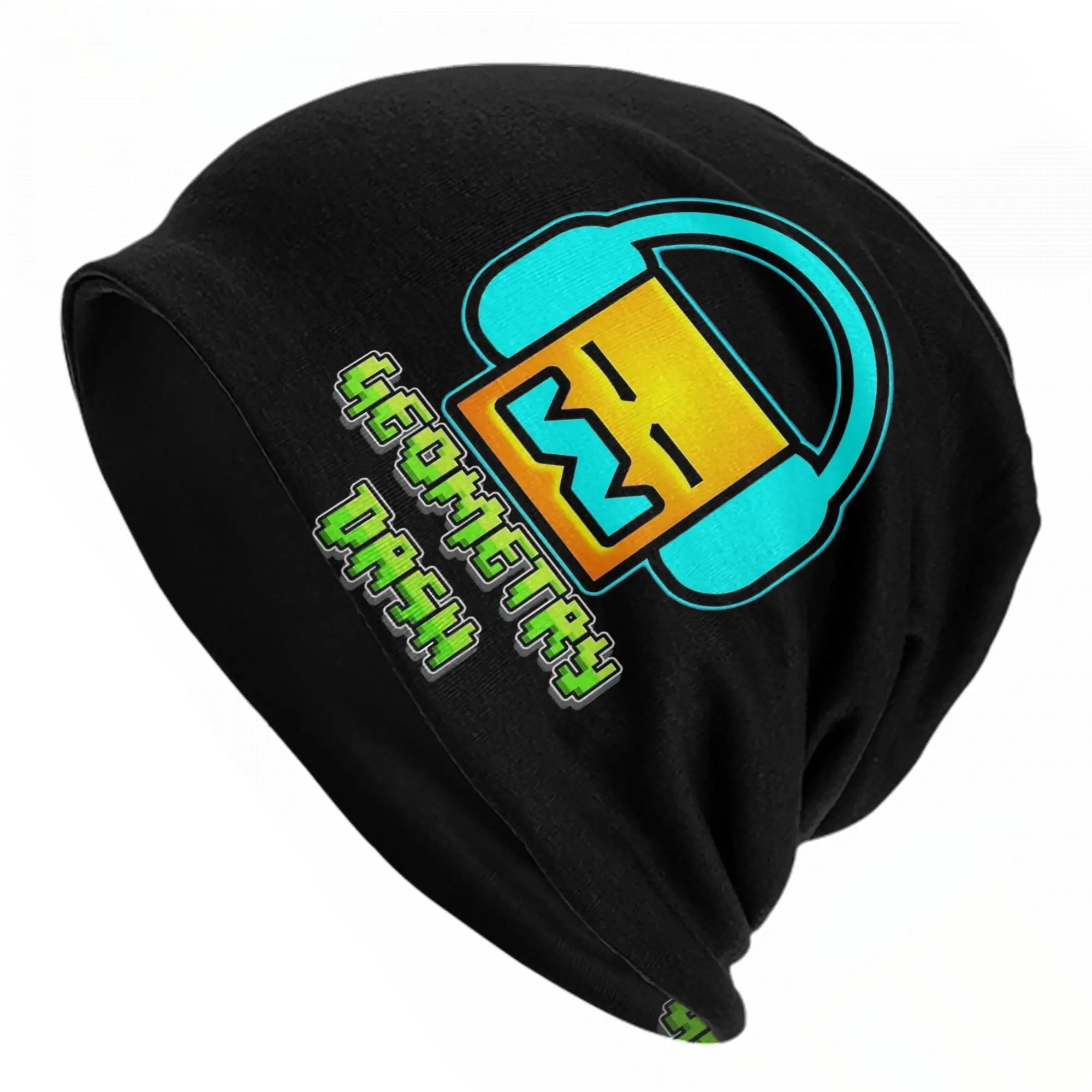 Video Game Games App Fun Bonnet Hat Casual Outdoor Geometry Dash Skullies Beanies Hat Unisex Warm Thermal Elastic Cap