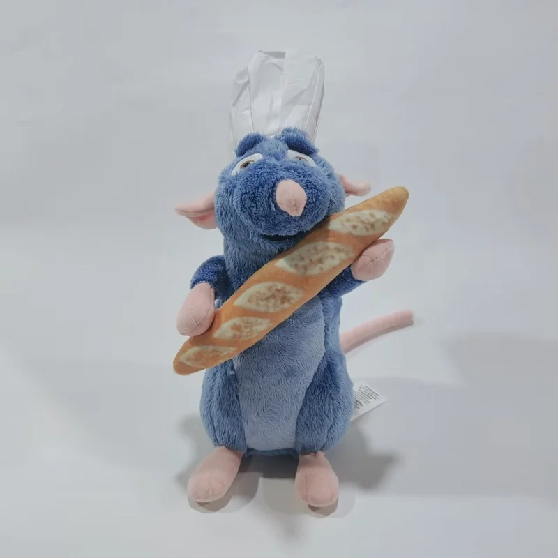 ديزني راتاتوي ريمي الفئران مع الخبز الفرنسي ألعاب من القطيفة لطيف 33 سنتيمتر ريمي ماوس محشوة اللعب أفخم الدمى هدايا للأطفال #2