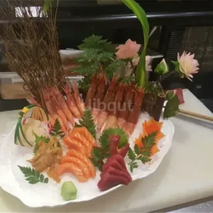 Prato de sushi de bambu vintage cerca de bambu japonês coreano placa de cerca cozinha barcos de sushi bambu criativo requintado sushi ferramentas 8 principais vendas barco de sushi madeira - №8