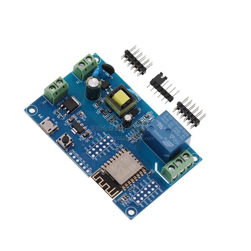 AC/DC power supply ESP8266 WIFI single relay module ESP-12F development board, secondary development