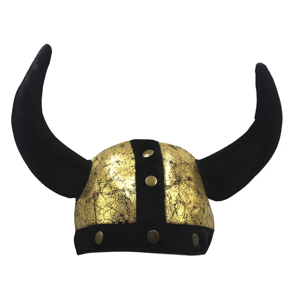 

Halloween Ox Horn Hat Unique Eye-Catching Design Comfortable Easy on Off Suitable for Many Adults Lightweight Party Costume Prop