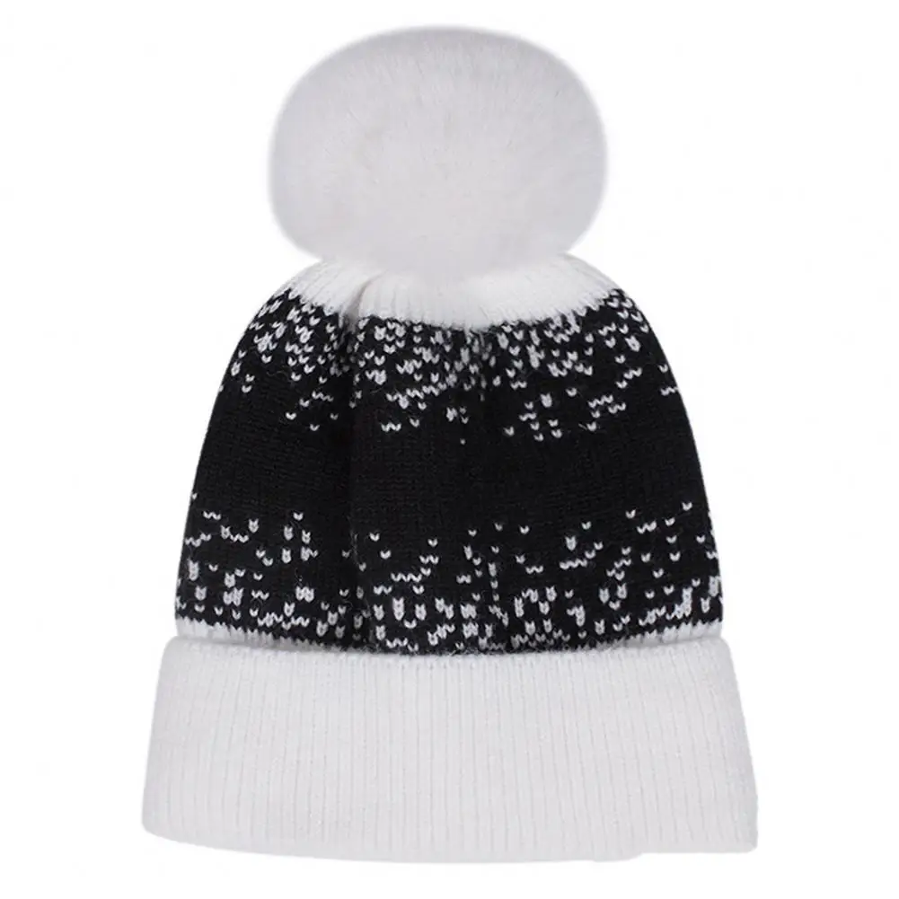 Women Winter Hat Scarf Set 3pcs Winter Hat Scarf Gloves Set with Plush Ball Decor Thickened Plush Lining Neck Gaiter Touch