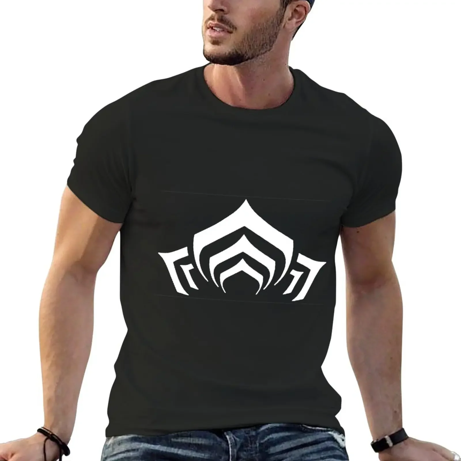 

Warframe Lotus Symbol T-Shirt heavyweights new edition aesthetic clothes mens t shirts pack