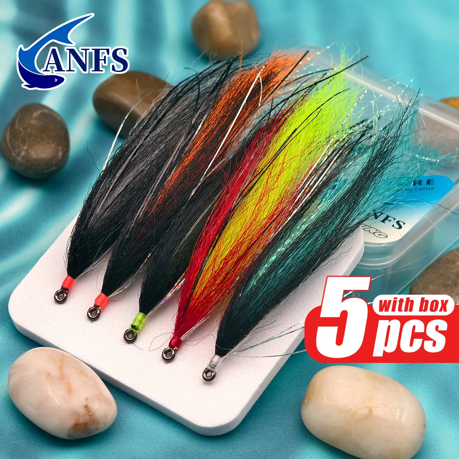 Anfs 5Pcs/Box Fly F…