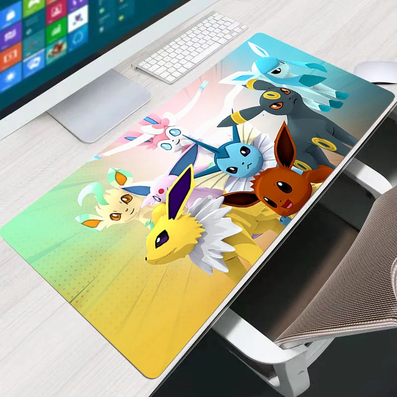 

Коврик для мыши 90x40 см, специальный дизайн покемонов, коврики для офисного стола xxl, игровые аксессуары, коврики для мыши с замком по краям, коврик для клавиатуры ноутбука